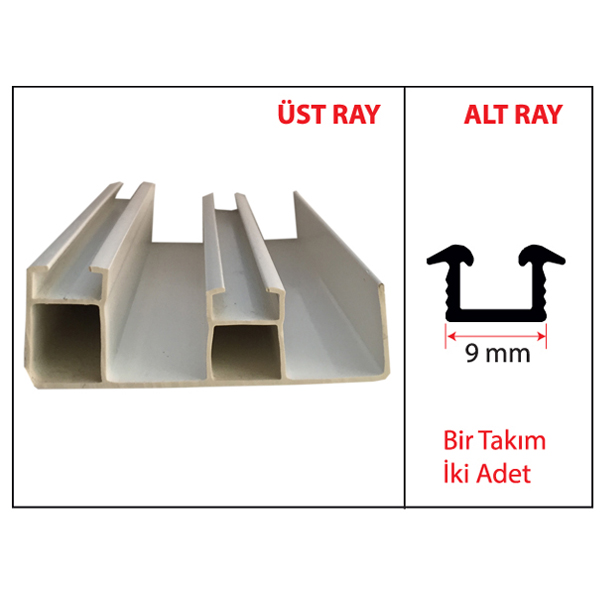 LS-37 Eko Sürgü Sistemi Plastik Üst Raylı - Detay 4